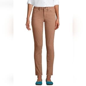 LANDS' END Jeans, Tawny Brown, Size 8